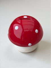 Tirelire vintage champignon