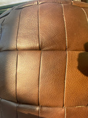 Pouf patchwork années 70