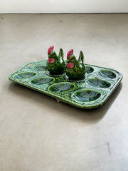 Présentoir à œufs en céramique