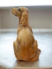 Cocker en céramique vintage