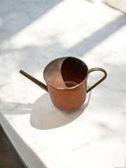 Arrosoir ancien en cuivre et en laiton