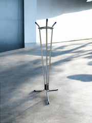 Porte-manteau métallique tubulaire par Willy van der Meeren pour Tubax, Belgique années 1950