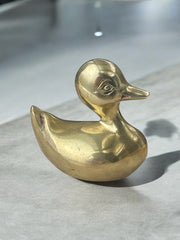 Canard en laiton de taille moyenne