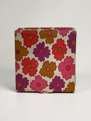 Pochette vintage à fleurs seventies