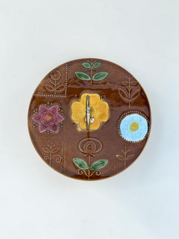 Plat à gâteaux vintage Digoin Sarreguemines
