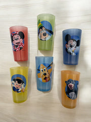6 verres Disney années 90