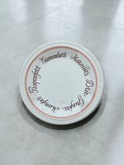 Lot de 12 assiettes à fromage