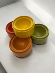 4 coquetiers Tupperware vintage