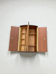 Boîte à couture/travailleuse pieds compas années 60