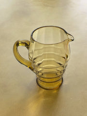 Grande cruche ambrée art déco