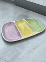 Plateau apéro coloré Giens années 60