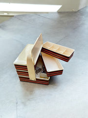 Travailleuse boite à couture vintage années 60/70 plastique