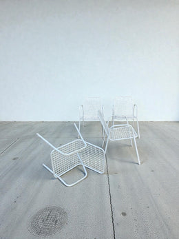4 chaises EMU vintage modèle Rio