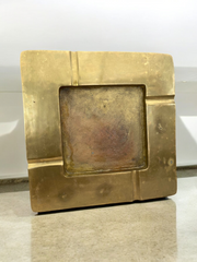 Cendrier-centre de table - vide poches en laiton