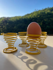 Coquetiers ressort jaune 80s