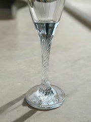 17 anciens verres bord doré