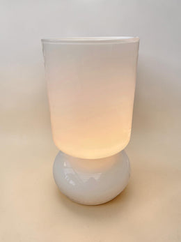 Lampe opaline blanche