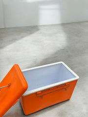 Glacière vintage orange