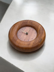 Horloge teck danoise années 60