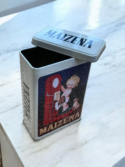 Boîte Maïzena vintage en métal