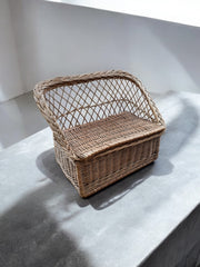 Banc enfant en osier