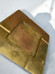 Cendrier-centre de table - vide poches en laiton