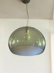 Lampe Kartell fl/y bleu transparent