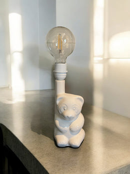 Lampe ourson en céramique