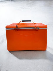 Glacière vintage orange
