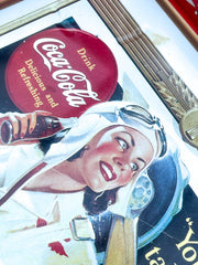 Petit plateau Coca Cola vintage années 60/70