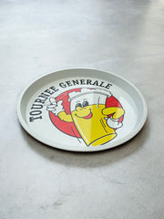 Plateau en métal tournée générale