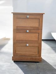 Chiffonnier en bois poignées en céramique