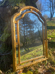Miroir ancien en bois doré