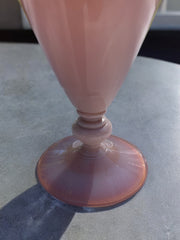 Vase rose opaline de Murano