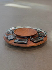 Plateau apéro en teck danois