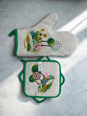 Gand et maniques cuisine rétro