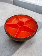 Plat apéro Emsa 1970 orange