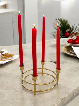 Bougeoir laiton cercle