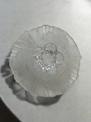 Plat tarte ou centre de table style art déco déstructuré fleur