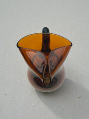 Cruche ambrée art déco