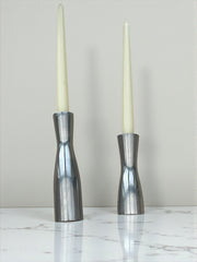 Bougeoirs Erika Pekkari acier lourd