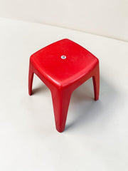 Tabouret Flair rouge 1970