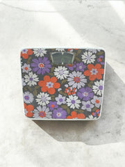 Pèse personne fleuri vintage Soehnle