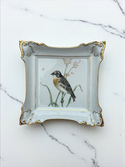 Vide-poche ou cendrier en céramique oiseau