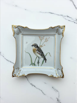 Vide-poche ou cendrier en céramique oiseau