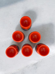 6 coquetiers Emsa vintage orange