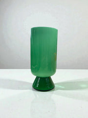 Vase opaline vert