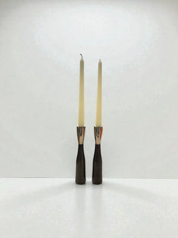 Duo de bougeoirs modernistes