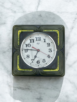 Horloge en céramique Schatz année 60/70