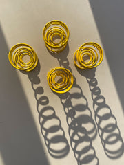 Coquetiers ressort jaune 80s